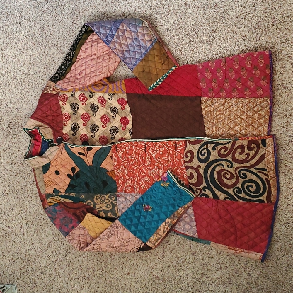 Sacred Threads quilted jacket